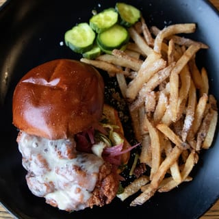 Fried Chicken Thigh Sandwich